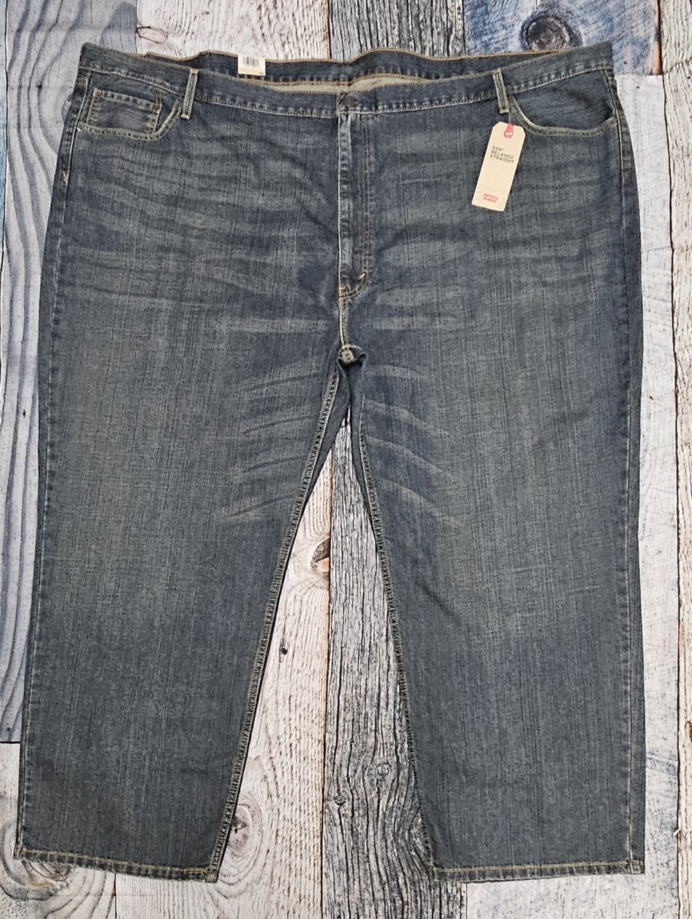 Levi's 559 Relaxed Straight Fit Jeans Men's Size 62x32 Big & Tall Blue NWT